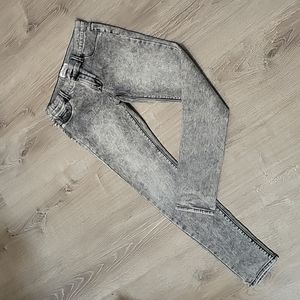 Gray Acid Wash Jordache Jeans